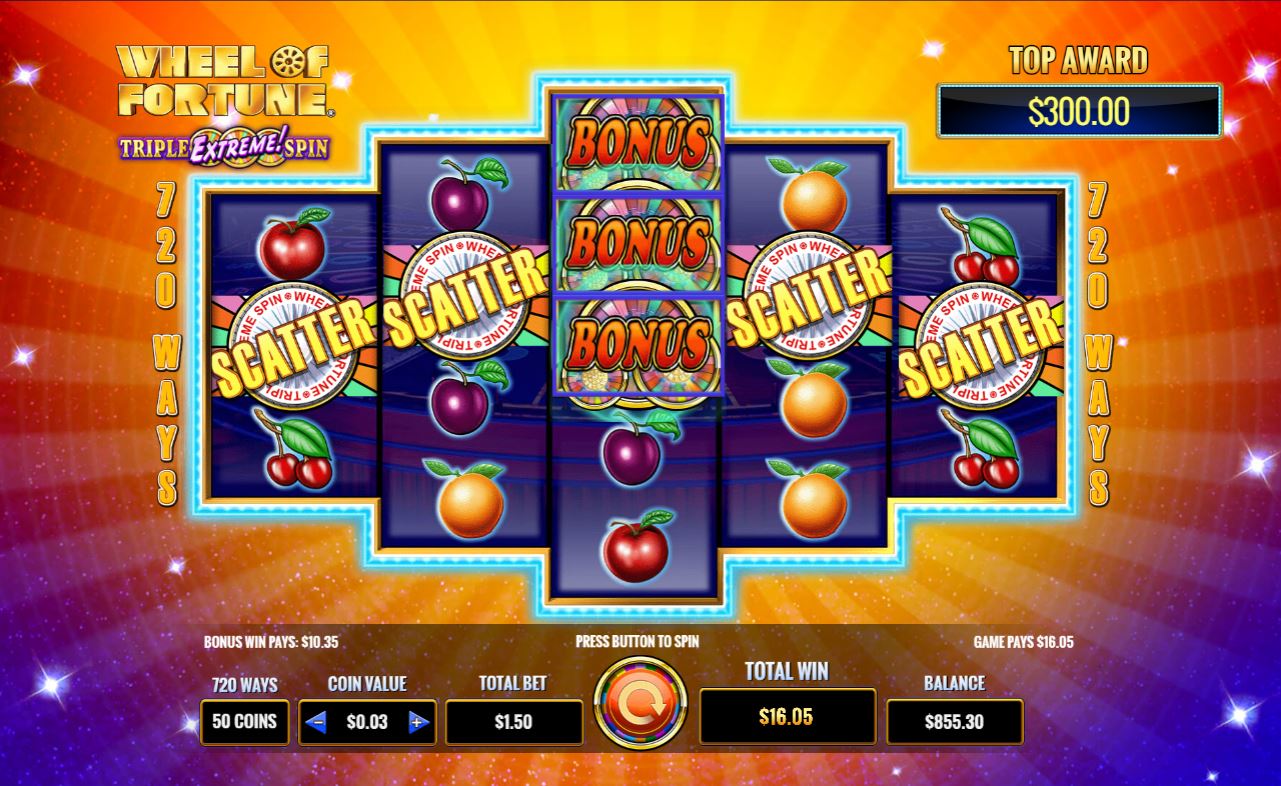 Wheel of Fortune Triple Extreme Spin | Casino Slot Game | Atlantic